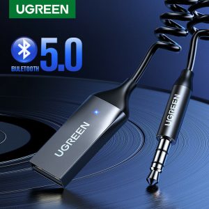 Ugreen Bluetooth 5.0 3.5mm Car AUX Audio Adapter מתאם בלוטוס