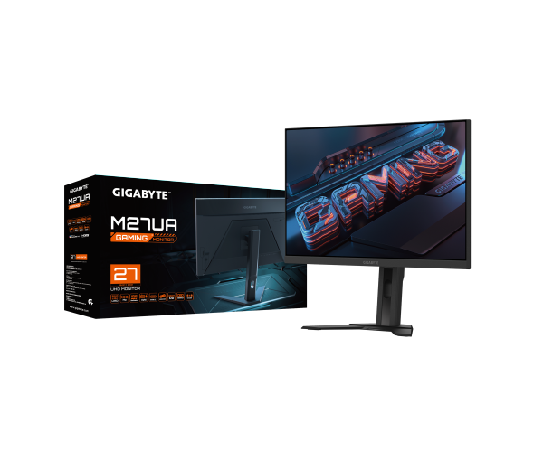 מסך גיימינג Gigabyte M27UA 4K SS IPS 160Hz 1MS HDR USB HUB