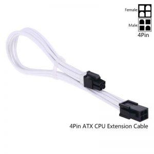 כבל Sleeve  Extension  Power Supply  Cable 4-Pin