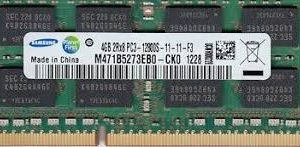 זכרון למחשב נייד Samsung M471B5273EB0-CK0 4GB DDR3 PC3-12800S 1600MHz 1.5v SODIMM