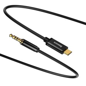 Baseus  Type USB C Male to AUX 3.5mm  Audio Jack  Cable for Car