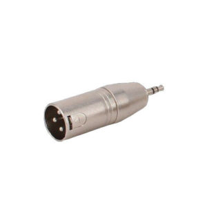 מתאם 3.5mm Male TRS  to  XLR 3 Pin  Male Microphone MIC Audio Adapter