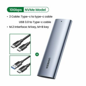 UGREEN SSD Case 10Gbps NVMe NGFF M2 SSD Case For PCIe To USB