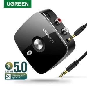 UGREEN Bluetooth RCA Receiver 5.0 aptX LL 3.5mm Jack Aux Wireless Adapter
