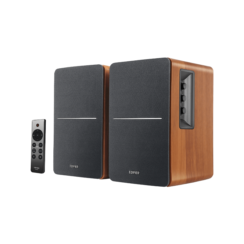 Edifier R1280T 42W RMS – Powerful Bookshelf Speakers – Retro(brown)