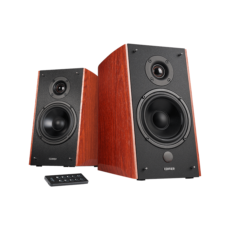 Edifier R2000DB 120W RMS – Powered BT Bookshelf Speakers (brown)