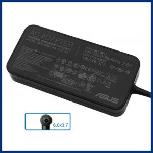 AC Power Adapter Charger for Asus 19V 6.32A  120W 6.0mm x 3.7mm with central pin  מטען