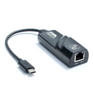 USB Type-C Thunderbolt3 to 1000Mbps Ethernet Adapter Cable