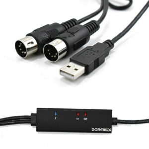מתאם DOREMIDI MTU-10 MIDI To USB Cable  Converter מתאם