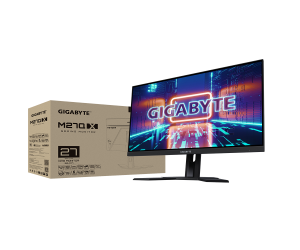 Gigabyte M27Q X 27 2K 1Ms SS IPS 240HZ KVM HDR400 SPEAKERS