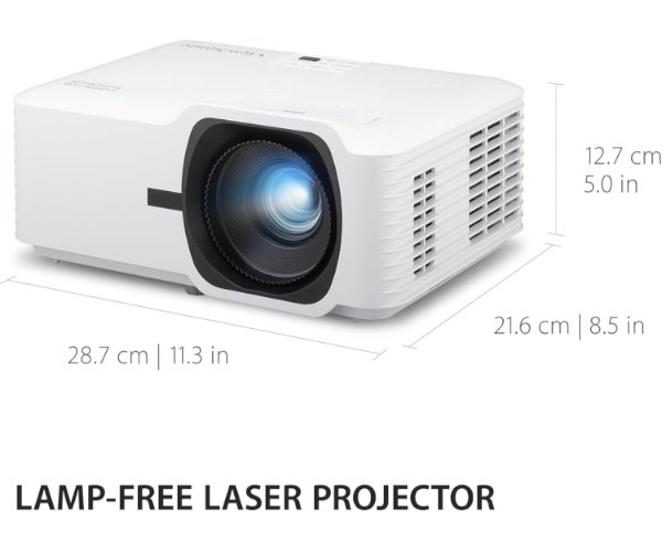 מקרן ViewSonic LS740W Laser 5,000 Lumens WXGA 2XHDMI Speakers