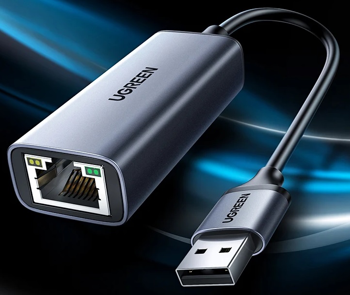 UGREEN USB Ethernet Adapter CM209 USB3.0 1000Mbps USB TO RJ45 for PC, Xiaomi Mi Box S, Nintendo Switch