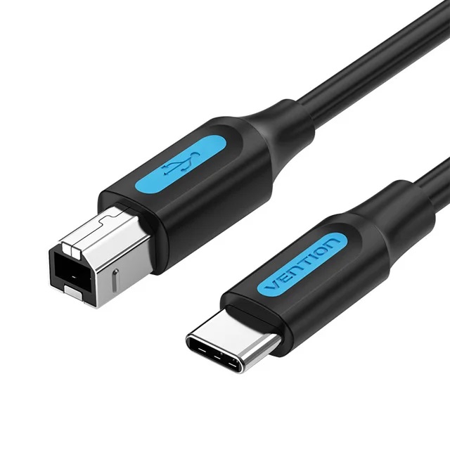 VENTION USB C to USB B 2.0 Printer Cable , HDD Case Cable  2m כבל