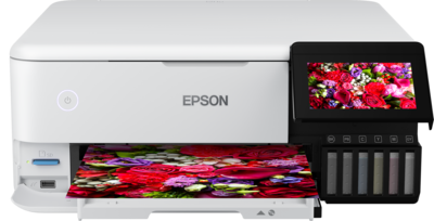 Epson EcoTank Photo L8160 מדפסת הזרקת דיו 6-צבעים A4 הדפסה, סריקה, העתק