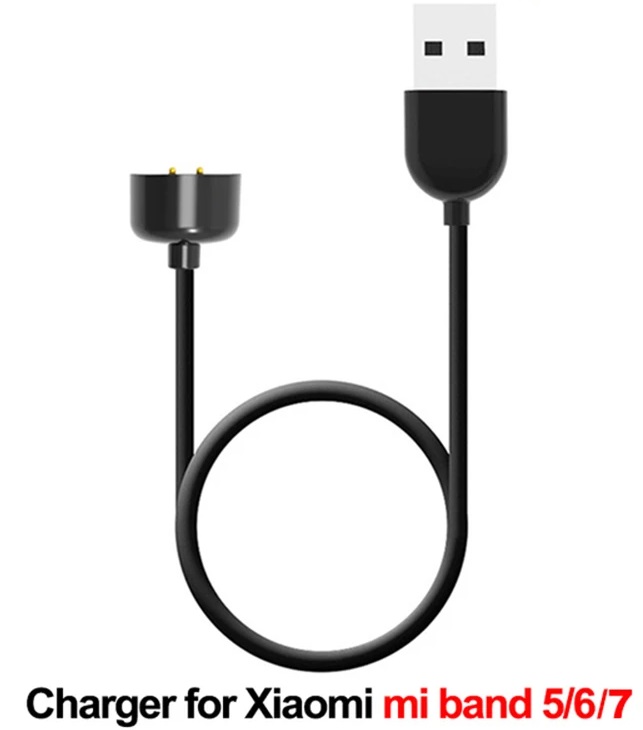 כבל Charger for Xiaomi Mi Band 7 6 5  – 100CM cable