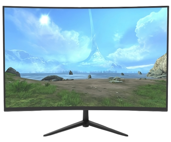 מסך גיימינג קעור Solid J239GCW 23.8 FHD VA 165HZ 5MS DP HDMI