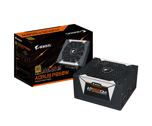 ספק כוח מודולרי AORUS P850W 80 PLUS GOLD Modular 13.5 CM FAN