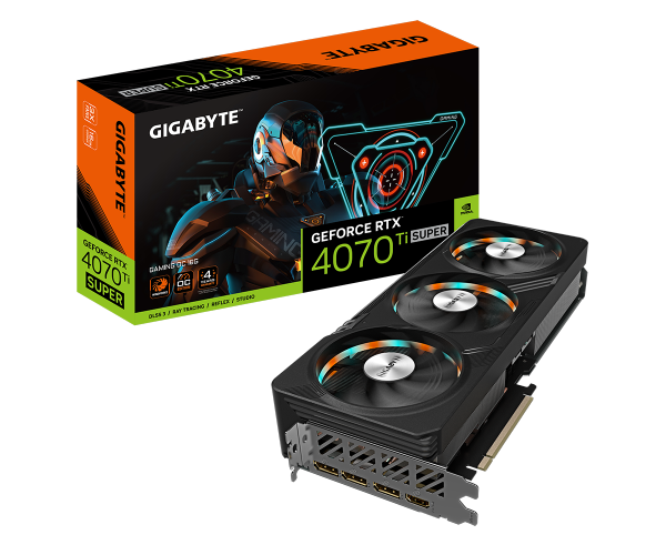 כרטיס מסך Gigabyte GV-N407TSGAMING OC-16GD GeForce RTX 4070 Ti SUPER GAMING OC 16GB