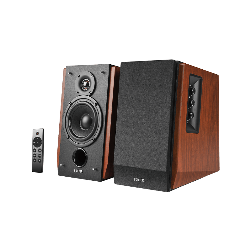 Edifier R1700BTs 66W RMS – Bluetooth Bookshelf Speakers (brown)