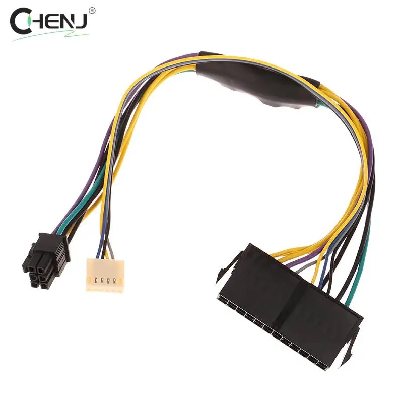 ATX PSU Power Supply Cable PCIe 6 Pin to ATX 24 Pin Power Supply Cable for HP Elite 8100 8200 8300 800G1. Mainboard