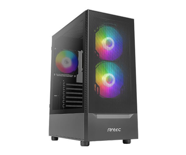 מארז Antec NX410 AN1-NX410-2 V2 RGB ATX Mid Tower Glass Side panel Black