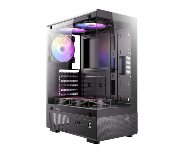 מארז Antec VCX300 ARGB Black Mid-Tower ATX 5x120mm Fans include