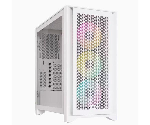 מארז CORSAIR iCUE CC-9011241-WW 4000D RGB AIRFLOW Mid Tower White