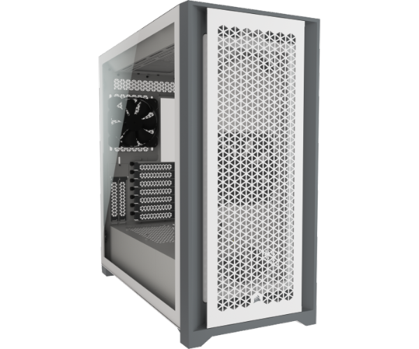 מארז CORSAIR 5000D 210-5000211 AIRFLOW Tempered Glass White ATX