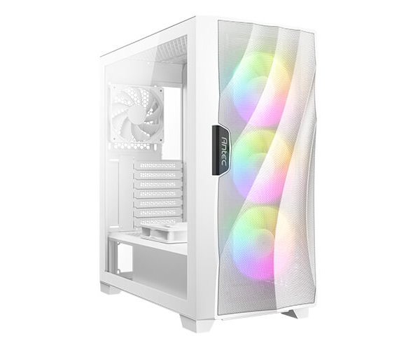 מארז לבן ANTEC DF700 AN1-DF700FW FLUX Tempered Glass RGB Mid tower Black Case