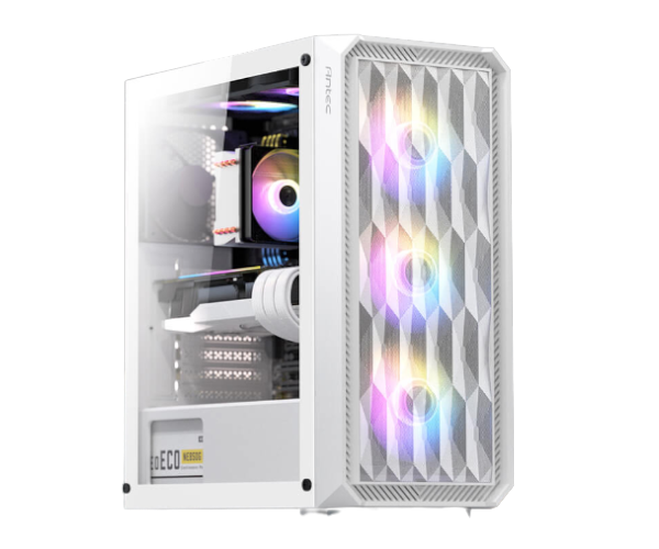 מארז Antec NX292 AN1-NX292W Mid Tower up to E-ATX MB 3X120MM RGB White