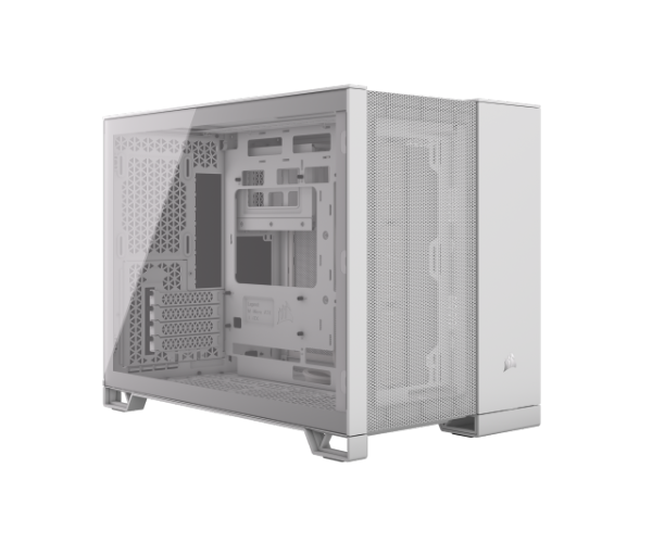 מארז Corsair 2500D CC-9011264-WW AIRFLOW Mini-Tower mATX White NO FANS