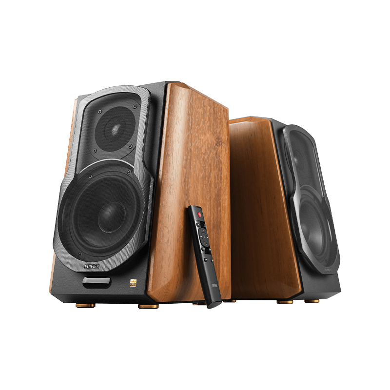 Edifier S1000MKII 120W RMS – Powered Bookshelf Speakers (brown)