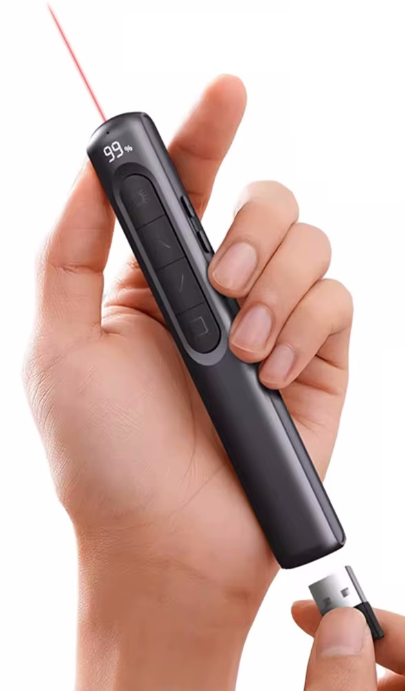 Powerpoint Wireless Presentation Clicker Rechagable Remote Control Pen