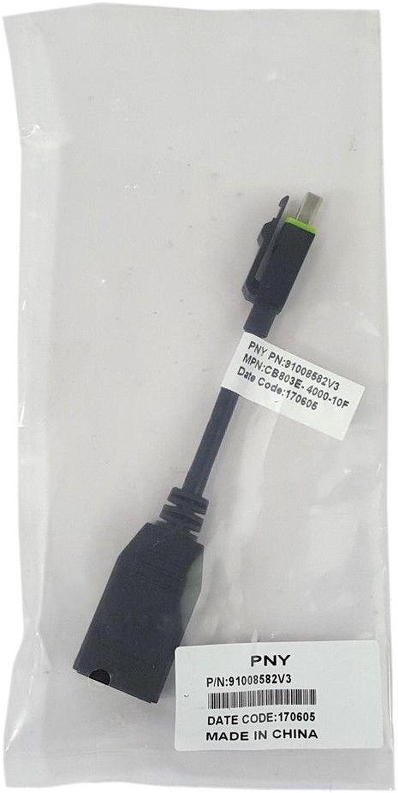 מתאם PNY mini Display Port Male to Display Port Female Adapter ,91008582V3