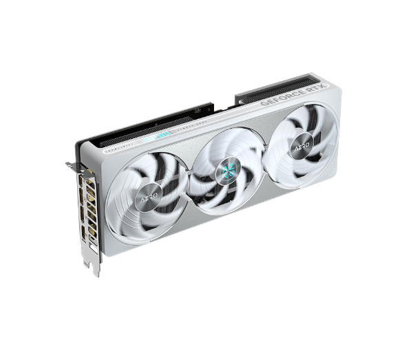 כרטיס מסך Gigabyte GeForce RTX 5080 AERO OC SFF 16G White GV-N5080AERO OC-16GD