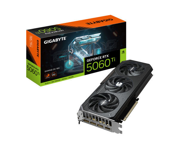 כרטיס מסך Gigabyte GV-N506TGAMING OC-16GD RTX 5060 Ti Gaming OC 16GB