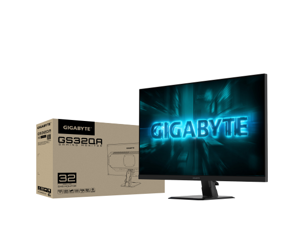 מסך GIGABYTE GS32QA 32 Inch QHD 180HZ 1MS SS IPS HDR RDY