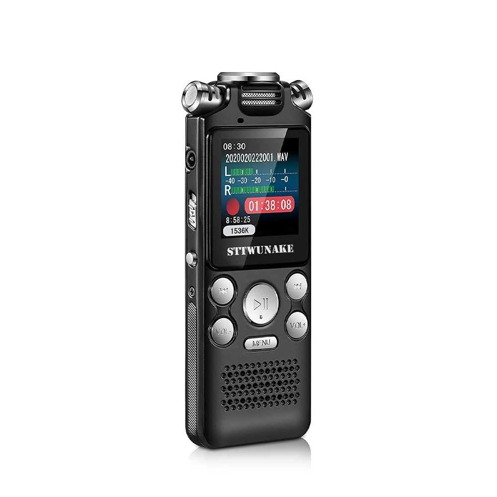 Digital Audio Voice Recorder 32G Noise Cancelling Recording PCM Support OTG WAV MP3
