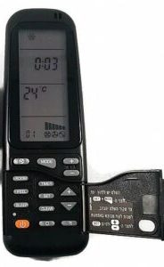 Universal A/C Remote Control RC-3 for Electra/Airwell/Emailair/Elco Air Conditioning -ללא מתקן לקיר – OEM –  שלט רחוק – למזגנים