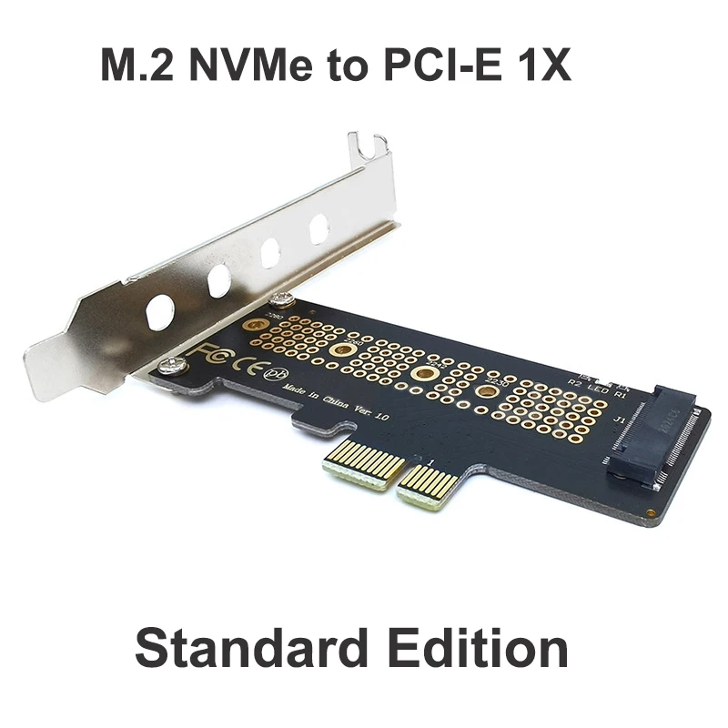 NVME SSD to PCIe  X1  Adapter Card מתאם