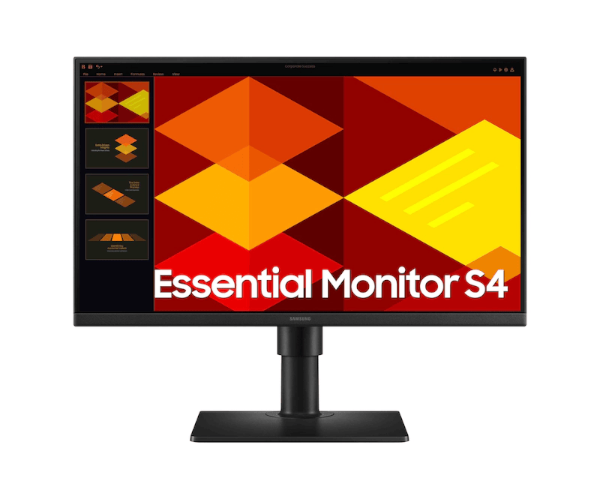 מסך SAMSUNG S24D408GAM IPS FHD 100hz Speakers DP 2XHDMI USB HUB