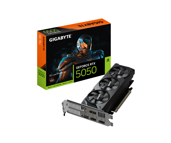 כרטיס מסך Gigabyte GeForce GV-N5050OC-8GL RTX 5050 8GB OC Low profile