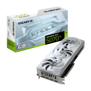 כרטיס מסך GIGABYTE GeForce GV-N507TEAGLEOC ICE-16GD RTX 5070 Ti EAGLE OC ICE SFF 16G