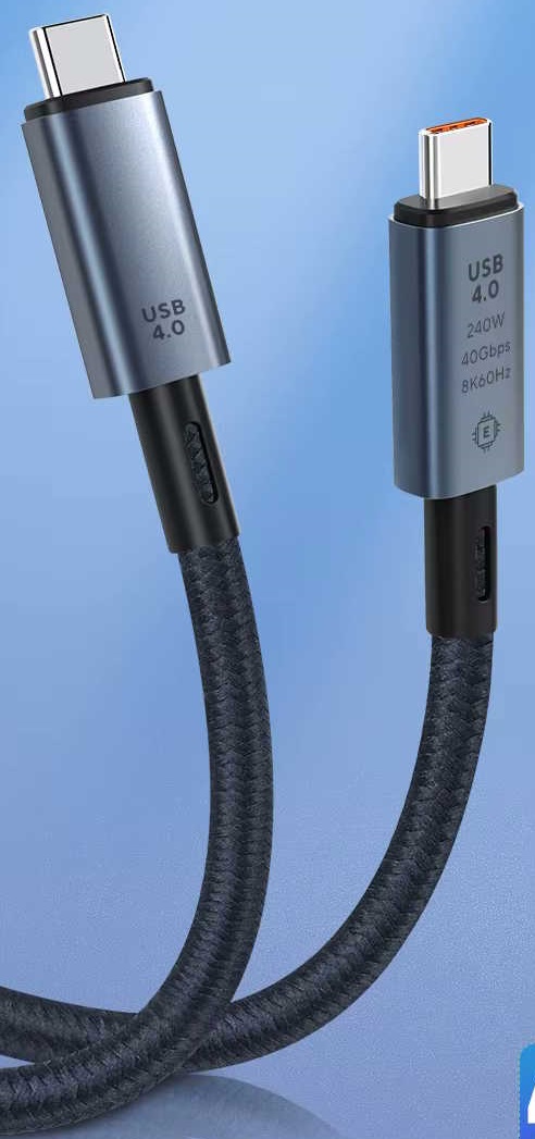 מטען  כבל 240W USB C to USB C Charging Cable,1M  Braided
