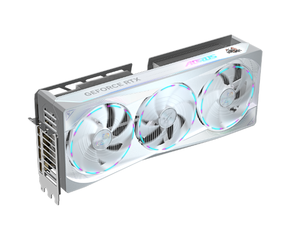 כרטיס מסך AORUS GeForce GV-N5080AORUSM ICE-16GD RTX 5080 MASTER ICE 16G White