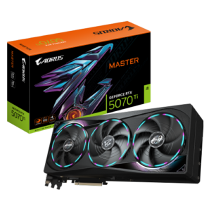 כרטיס מסך GIGABYTE AORUS GeForce GV-N507TAORUS M-16GD RTX 5070 Ti MASTER 16G