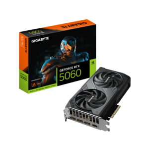 כרטיס מסך Gigabyte GeForce GV-N5060WF2OC-8GD RTX 5060 WindForce 2 OC 8GB