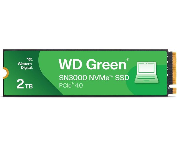 דיסק פנימי WD SN3000 2TB Gen 4X4 NVME Read-5000 Write-4200