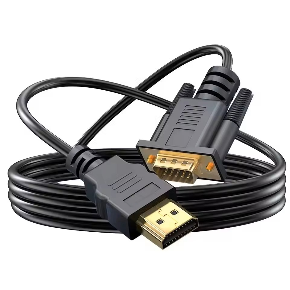 ממיר כבל 1080P HDMI to VGA Converter Cable