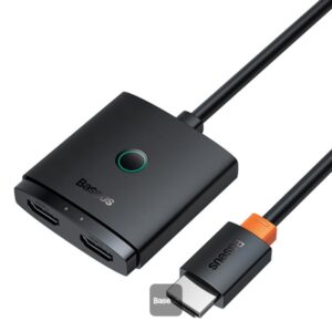 Baseus AirJoy Series 2-in-1 Bidirectional HDMI Switch with 1m Cable B01331105111-01 כבל